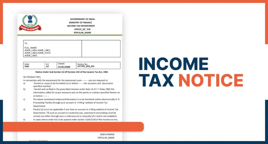 income tax notice