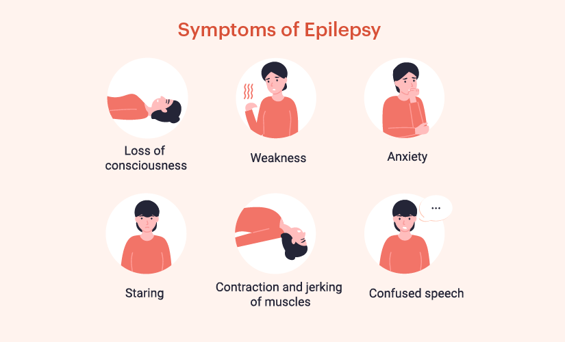 symptoms of epilepsy