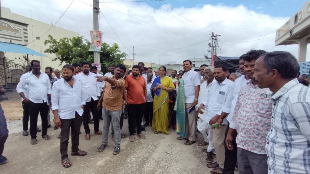 mla sabita indra reddy cc road 3