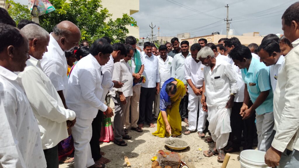 mla sabita indra reddy cc road 4