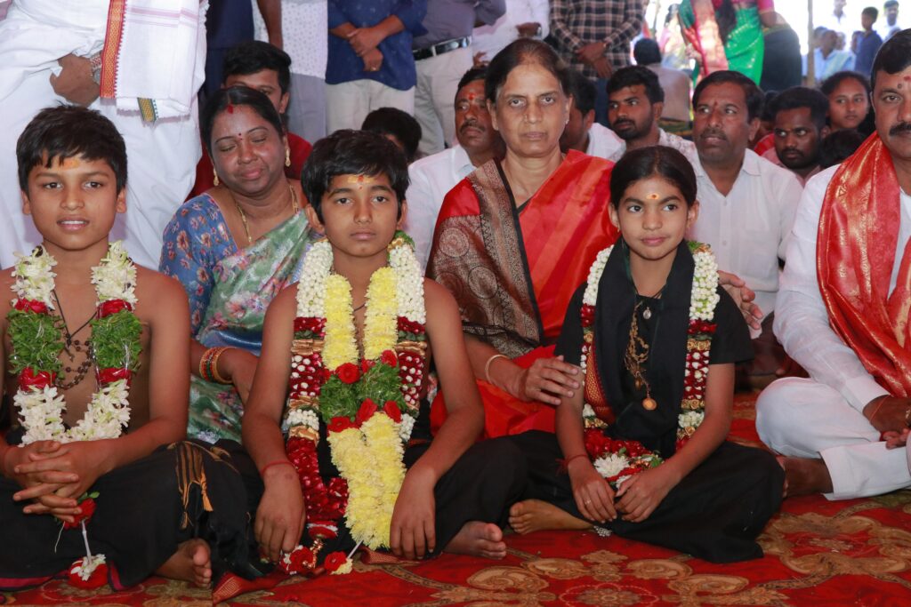 mla sabith indra reddy in ayyappa swamy padi pooja 2