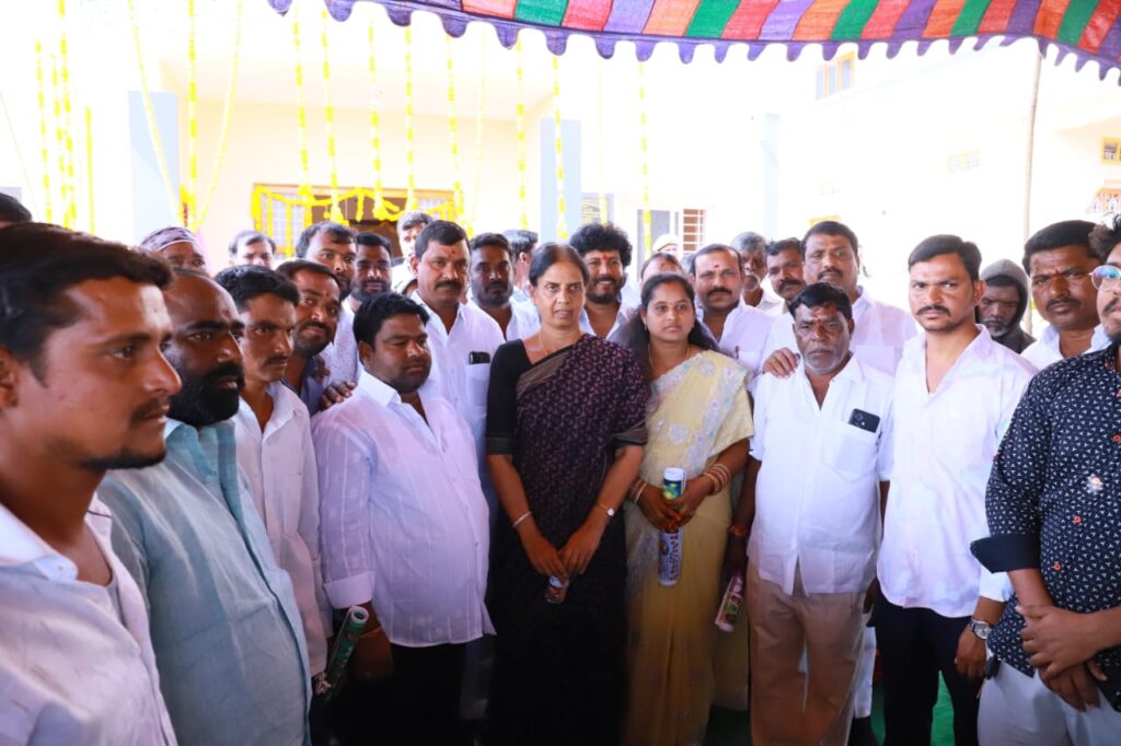 mla sabitha indra reddy inagurates gram panchaith building 4