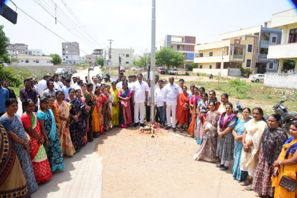 LB Nagar MLA Devireddy Sudheer Reddy Hayathnagar CC Road Work
