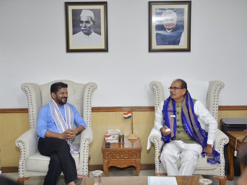 cm revanth reddy, shivraj singh chouhan