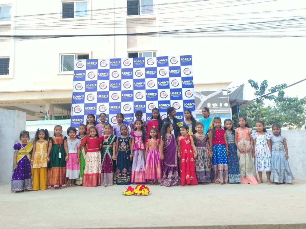 Bathukamma Celebrations Telangana, Lords High School Hyderabad